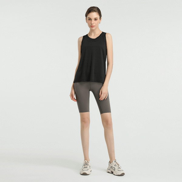 Active | Bee Active High Neck Active Swing Tank Black –  Womens Active Active