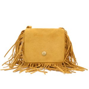 Handbags | Italian Suede Fringe Hobo Oceano –  Womens Accessories Handbags