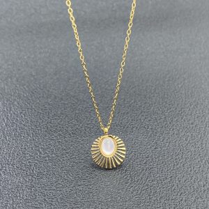 Jewelry | Sunshine Pendant Necklace Silver –  Womens Accessories Jewelry