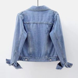 Outerwear | Erinn Denim Jacket Denim Blue –  Womens Clothing Denim Blue