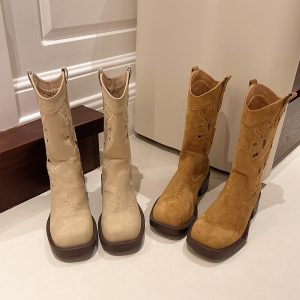 Shoes | Lotus Cowboy Boot Taupe –  Womens Accessories Shoes