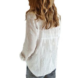 Tops | Prairie Blouse Olinda Stripe –  Womens Clothing Olinda Stripe