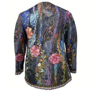 Outerwear | Joan Sherpa Jacket Rawi Scarf Print –  Womens Clothing Outerwear